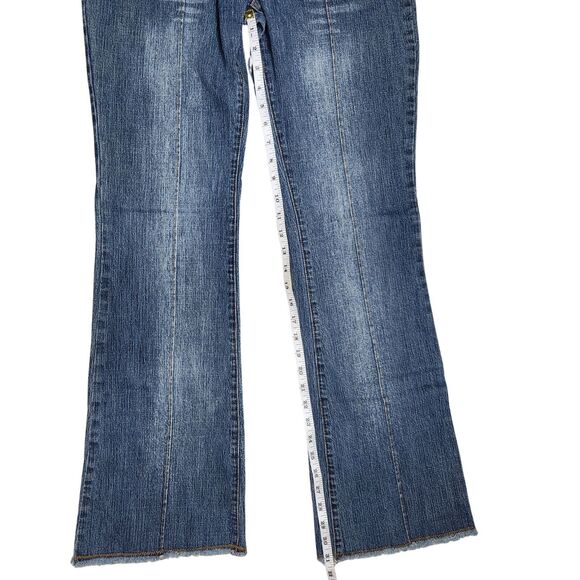Vtg 90s Zana Di Jeans Y2k Low Rise Flare Bell Bottom Fridge Bratz Lizzy McGuire - Picture 8 of 10